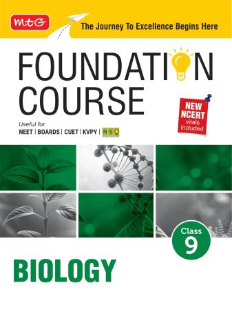 Book cover number 1 for Foundation Course Class 9 Biology (2026 Edition) written by NA published by MTG Learning Media (P) Ltd.
