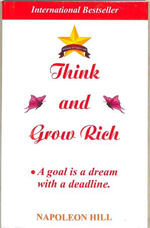 Book cover number 1 for Think And Grow Rich written by Napoleon Hill published by The Book Paradise