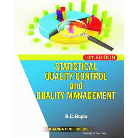 Book cover number 1 for Statistical Quality Control & Quality Management written by R. C. Gupta published by Khanna Publishers