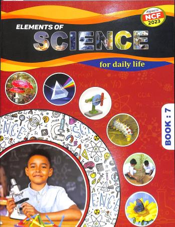 Book cover number 1 for Elements Of Science For Daily Life Book 7 written by M.P. Ahuja published by Dhar Book Agency