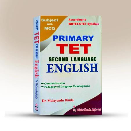 Book cover number 1 for Primary TET Second Language English written by Malayendu Dinda published by Rita Book Agency