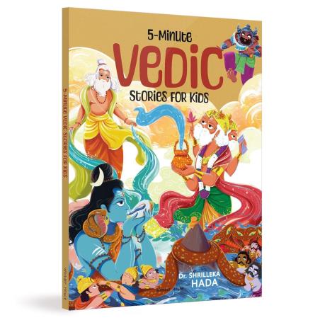 Book cover number 1 for 5 Minute Vedic Stories For Kids written by Shrilleka Hada published by Wonder House