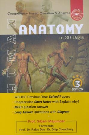 Book cover number 1 for Human Anatomy In 30 Days written by Sibani majumder published by Techno World