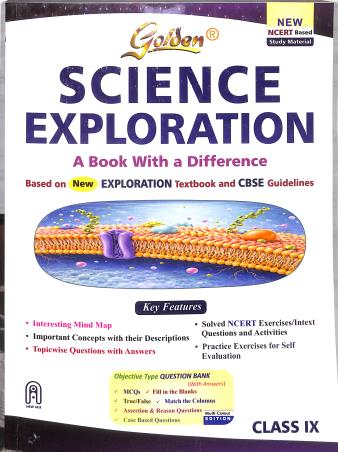 Book cover number 1 for Golden Science Exploration CBSE Class 9 (2026-27 Edition) written by NA published by New Age International (P) Limited, Publishers
