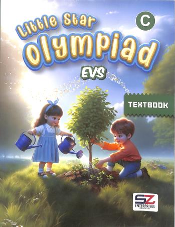 Book cover number 1 for Little Star Olympiad EVS Textbook C written by NA published by Silverzone Enterprises India Pvt. Ltd.