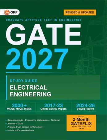 Book cover number 1 for GATE 2027 Study Guide - Electrical Engineering written by NA published by G. K. Publications (P) Ltd.