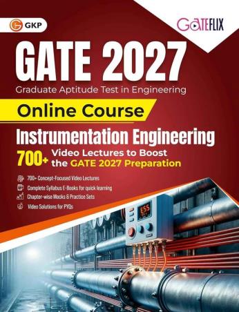 Book cover number 1 for GATE 2027 Online Course Instrumentation Engineering written by NA published by G. K. Publications (P) Ltd.