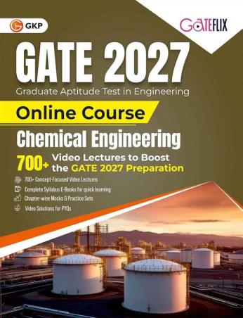 Book cover number 1 for GATE 2027 Online Course Chemical Engineering written by NA published by G. K. Publications (P) Ltd.