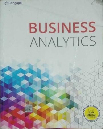Book cover number 1 for Business Analytics written by NA published by Cengage Learning India Private Limited