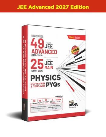 Book cover number 1 for Errorless 49 Years JEE Advanced (1978 - 2026) & 25 Years JEE Main (2002 - 2026) Physics written by NA published by Disha Publication