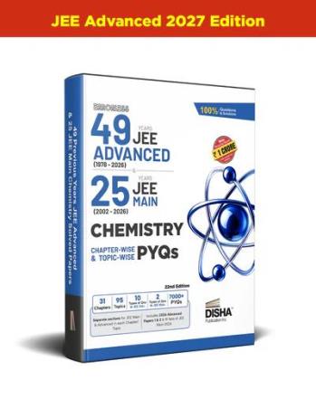 Book cover number 1 for Errorless 49 Years JEE Advanced (1978 - 2026) & 25 Years JEE Main (2002 - 2026) Chemistry written by NA published by Disha Publication