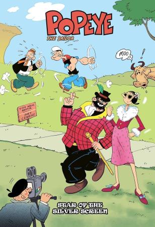 Book cover number 1 for Popeye The Sailor : Star Of The Silver Screen written by E. C Segar published by Westland