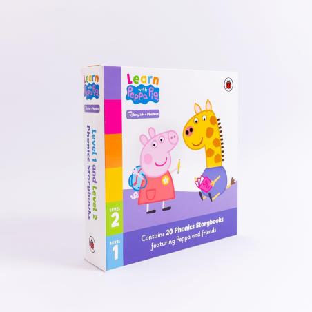 Book cover number 1 for Learn With Peppa Phonics 1-20 (Box Set) written by NA published by Penguin Books