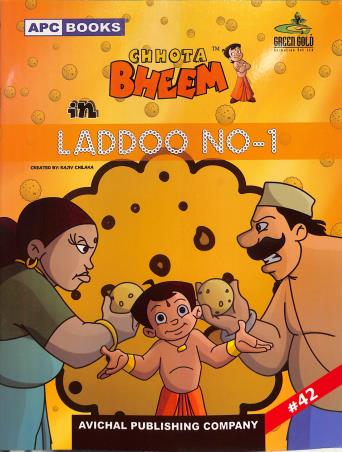 Book cover number 1 for APC Chhota Bheem In Laddoo No-1 Volume 42 written by NA published by Avichal Publishing Company
