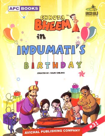 Book cover number 1 for APC Chhota Bheem In Indumati's Birthday Volume 31 written by NA published by Avichal Publishing Company
