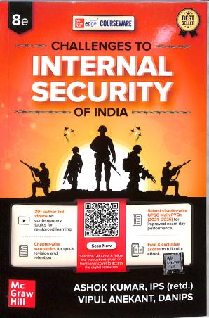 Book cover number 1 for Courseware Challenges To Internal Security Of India written by Ashok Kumar, Vipul Anekant published by McGraw Hill Education Private Limited