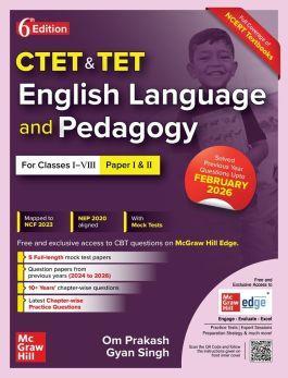 Book cover number 1 for CTET & TET English Language And Pedagogy (For Classes 1- 8) written by Om Prakash, Gyan Singh published by McGraw Hill Education Private Limited