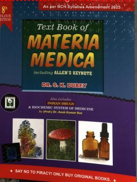 Book cover number 1 for Text Book Of Materia Medica Including Allen's Keynote (2025) written by S. K. Dubey published by Books & Allied (P) Ltd.