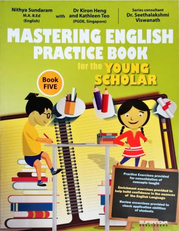 Book cover number 1 for Mastering English Practice Book For Young Scholar Book 5 written by NA published by Supernova Publishers