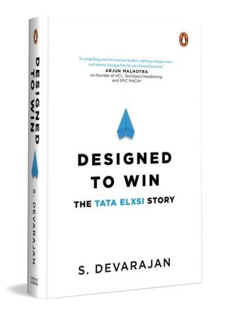 Book cover number 1 for Designed To Win : The TATA ELXSI Story written by S. Devarajan published by Penguin Books