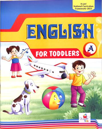 Book cover number 1 for English For Toddlers Foundational Stage A (NCF 2023) written by NA published by Wonder Kids