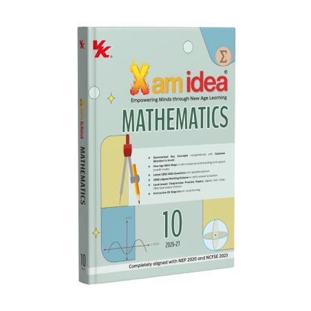 Book cover number 1 for Xam Idea Mathematics CBSE Class 10 (2026-27) NEP 2020 / NCFSE 2023 written by NA published by VK Global Publications Pvt. Ltd.