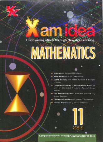 Book cover number 1 for Xam Idea Mathematics CBSE Class 11 (2026-27) NEP 2020 And NCFSE 2023 written by NA published by VK Global Publications Pvt. Ltd.