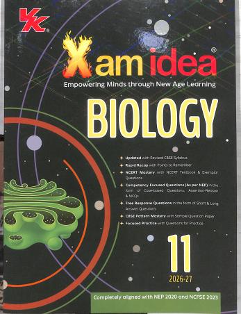 Book cover number 1 for Xam Idea Biology CBSE Class 11 (2026-27) NEP 2020 And NCFSE 2023 written by NA published by VK Global Publications Pvt. Ltd.