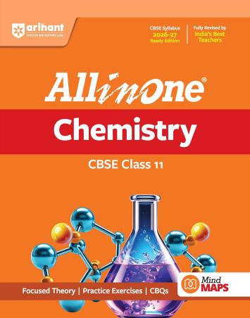 Book cover number 1 for All In One Chemistry CBSE Class 11 (2026-27 Edition) written by NA published by Arihant Prakashan