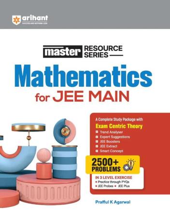 Book cover number 1 for Master Resource Series Mathematics For JEE Main written by NA published by Arihant Prakashan
