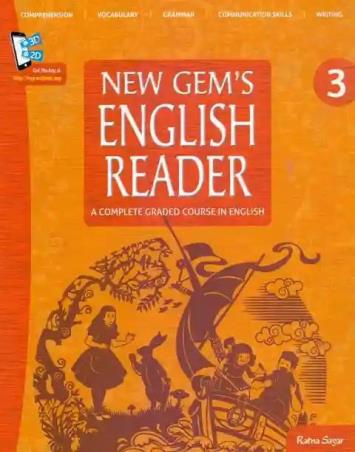 Book cover number 1 for New Gem's English Reader 3 (A Complete Graded Course In English) written by NA published by Ratna Sagar P. Ltd.