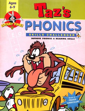 Book cover number 1 for Taz's Phonics Skills Challenger (Ages 6-9) written by NA published by Sterling Publishers Private Limited