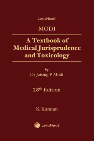 Book cover number 1 for A Textbook Of Medical Jurisprudence And Toxicology written by Modi published by LexisNexis