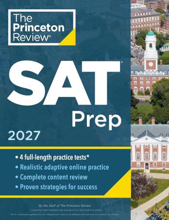 Book cover number 1 for SAT Prep (2027) written by NA published by Princeton Review
