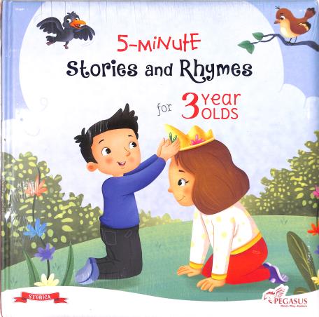 Book cover number 1 for 5 - Minute Stories And Rhymes For 3 Years Olds written by NA published by Pegasus