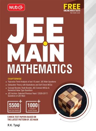 Book cover number 1 for JEE Main Mathematics : Selected Previous Years' (2026-2017) Questions Of JEE Main written by R. K. Tyagi published by MTG Learning Media (P) Ltd.