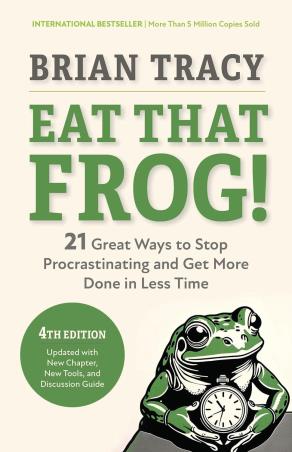 Book cover number 1 for Eat That Frog! written by Brian Tracy published by Penguin Random House