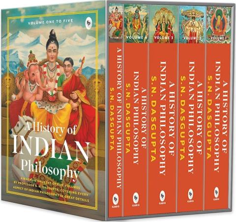 Book cover number 1 for A History of Indian Philosophy (Set Of 5 Books) written by S. N. Dasgupta published by Fingerprint Publishing