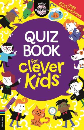 Book cover number 1 for Quiz Book For Clever Kids written by Chris Dickason, Lauren Farnsworth published by Michael O'Mara
