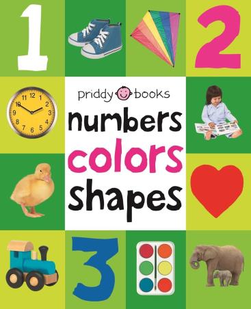 Book cover number 1 for Numbers, Colors, Shapes written by Roger Priddy published by Priddy Books