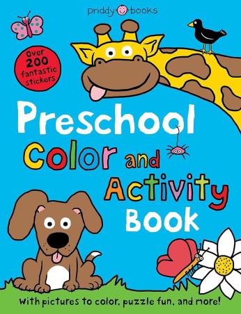 Book cover number 1 for Preschool Color And Activity Book written by Roger Priddy published by Priddy Books