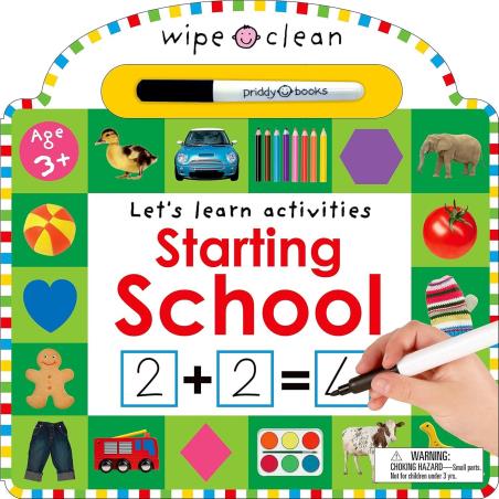 Book cover number 1 for Let's Learn Activities Starting School written by Roger Priddy published by Priddy Books