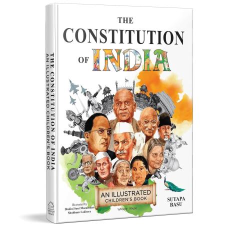 Book cover number 1 for The Constitution Of India written by Sutapa Basu published by Wonder House