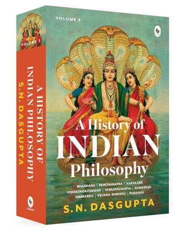 Book cover number 1 for A History of Indian Philosophy (Volume 3) written by S. N. Dasgupta published by Fingerprint Publishing