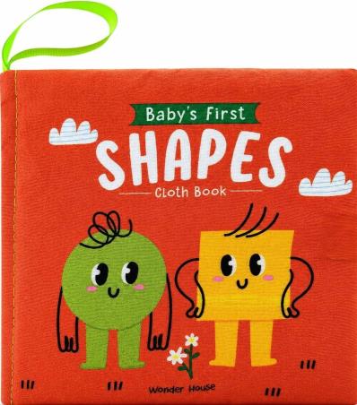 Book cover number 1 for Baby's First Shapes Cloth Book written by NA published by Wonder House