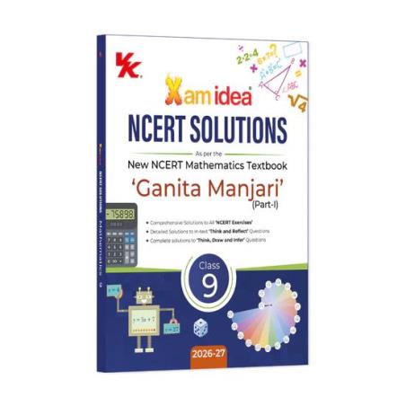 Book cover number 1 for Xam Idea NCERT Solutions Mathematics Textbook 'Ganita Manjuri' (Part-1) Class 9 (2026-27) written by NA published by VK Global Publications Pvt. Ltd.