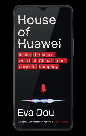 Book cover number 1 for House of Huawei written by Eva Dou published by Abacus
