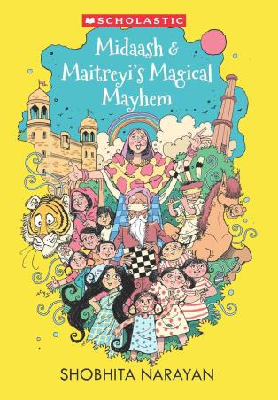 Book cover number 1 for Midaash & Maitreyi's Magical Mayhem written by Shobhita Narayan published by Scholastic