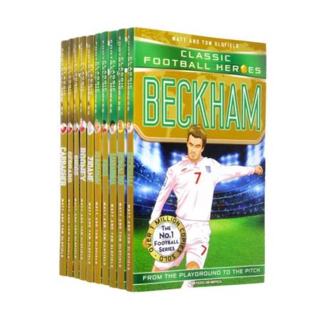 Book cover number 1 for Classic Football Heroes (Set Of 10 Books) written by NA published by Dino Books