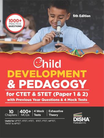 Book cover number 1 for Child Development & Pedagogy For CTET & STET (Paper 1 & 2) written by NA published by Disha Publication